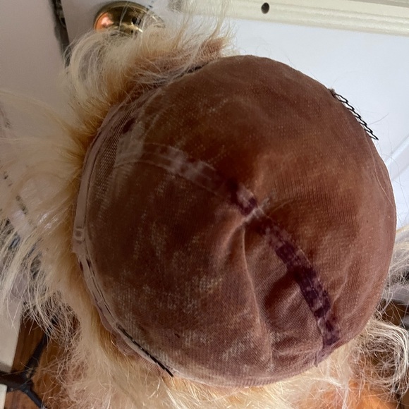 Blonde and Peach Ombré Wig - Picture 9 of 14